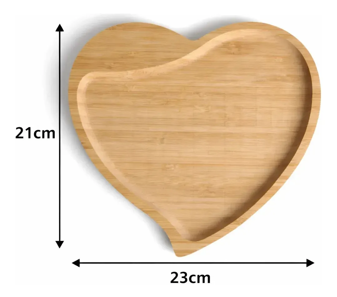 Medidas da petisqueira: 23 cm por 21 cm